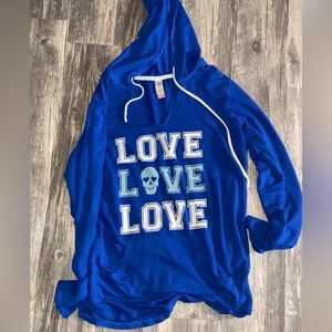 No boundaries light weight love hoodie